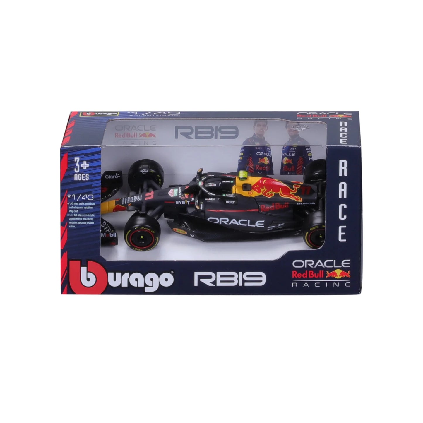 Bburago 1:43 F1 Red Bull Racing Rb19 2023 Perez In Dispenser