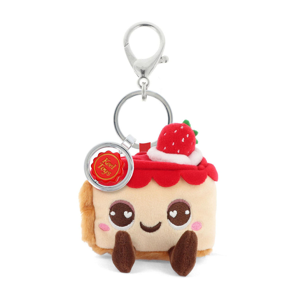 Keel Toys  12cm Keeleco Bag Charm Bakery 4 Asstd
