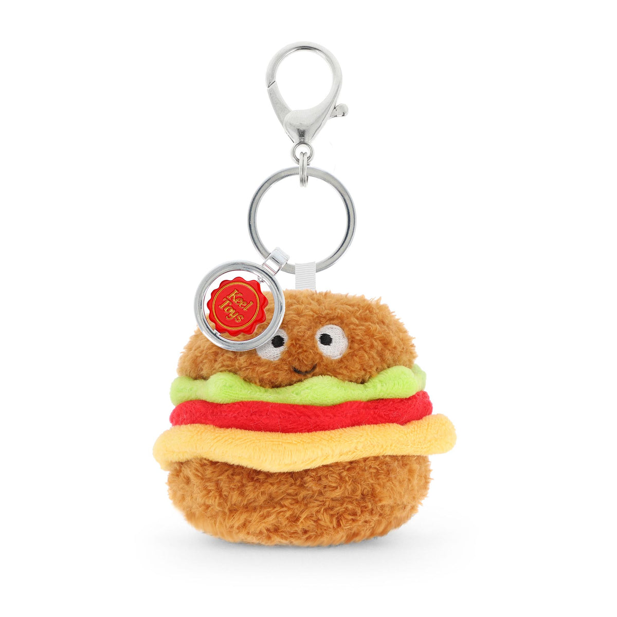 Keel Toys  12cm Keeleco Bag Charm Snackies 6 Asstd (1 chosen at random)