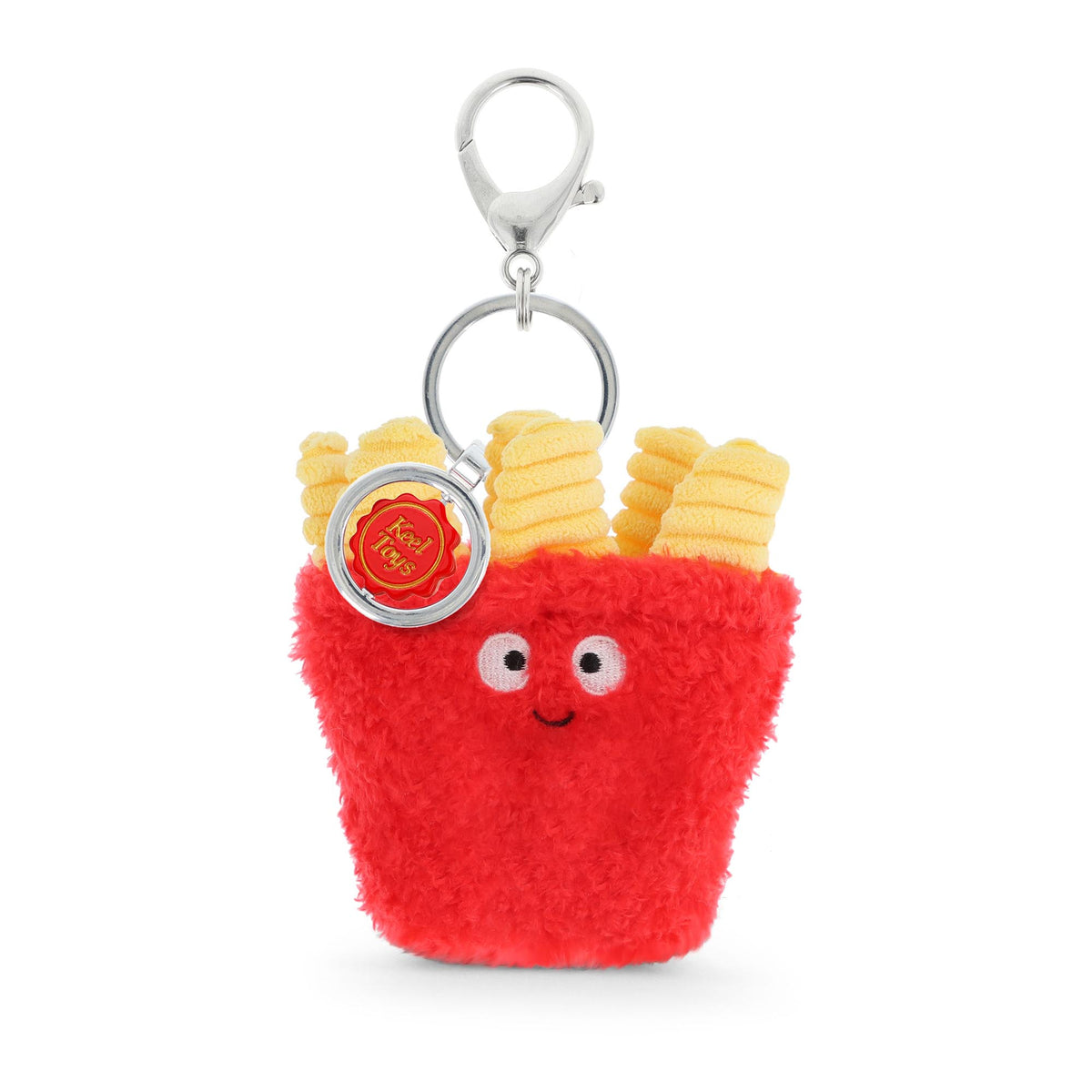 Keel Toys  12cm Keeleco Bag Charm Snackies 6 Asstd (1 chosen at random)