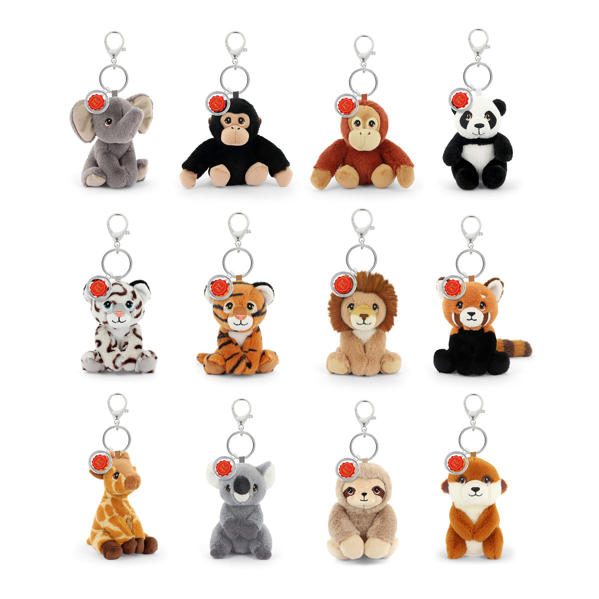 Keel Toys  12cm Keeleco Bag Charm Wild