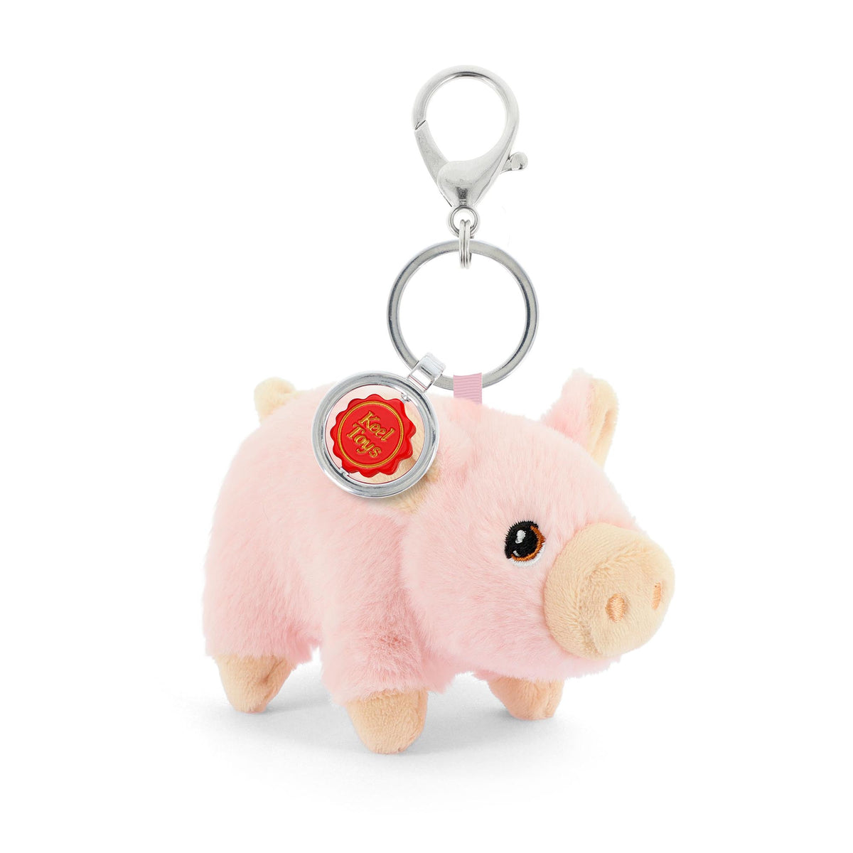 Keel Toys  12cm Keeleco Bag Charm Farm 6 Asstd