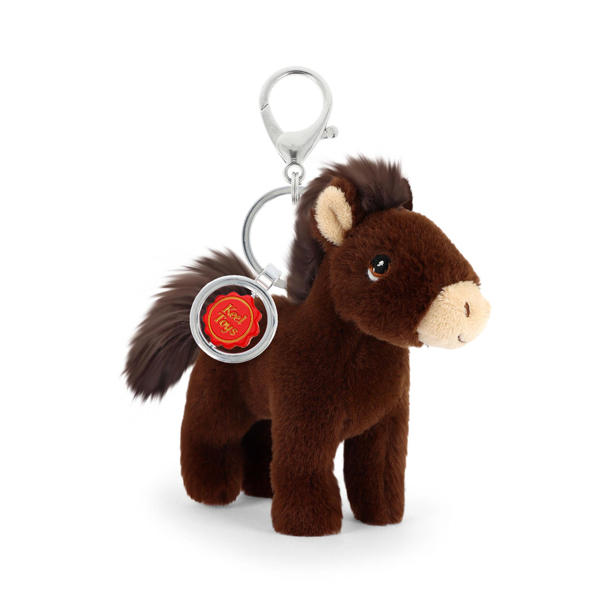 Keel Toys  12cm Keeleco Bag Charm Farm 6 Asstd