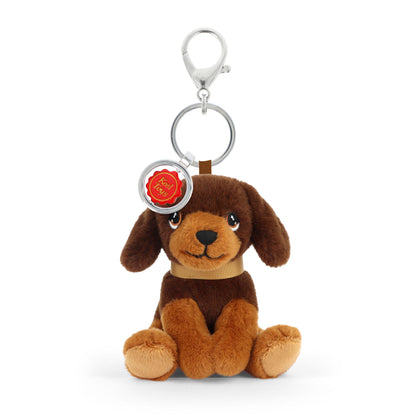 Keel Toys  12cm Keeleco Bag Charm Puppy & Kitty Love 8 Asstd