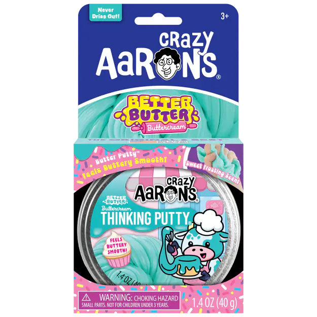 Crazy Aaron's  Thinking Putty 3.5" - Better Butter Buttercream