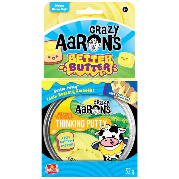 Crazy Aaron's  Thinking Putty 3.5" - Better Butter