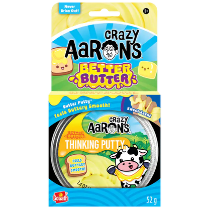 Crazy Aaron's  Thinking Putty 3.5" - Better Butter