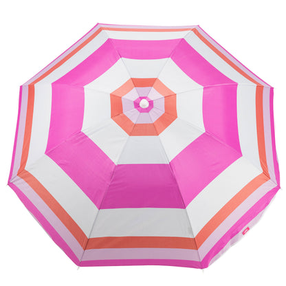 Yello Striped Parasol 3 X Astd (1 Colour Chosen At Random)