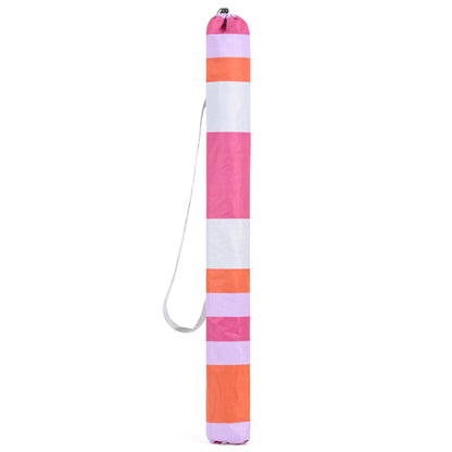 Yello Striped Parasol 3 X Astd (1 Colour Chosen At Random)