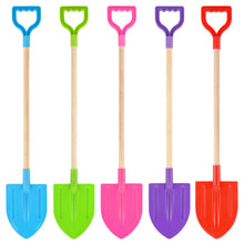 Yello Wood Shaft Shield Spade - 29" (1 Chosen At Random)