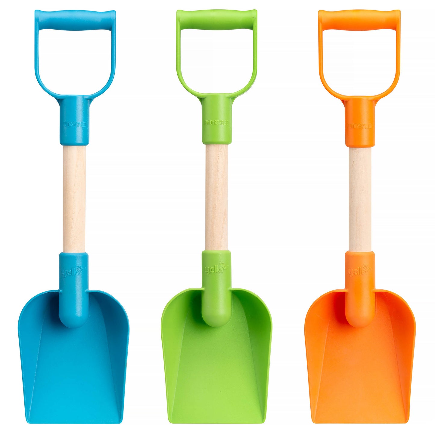 Yello Recycled PP Spade - 14" (1 Chosen At Random)