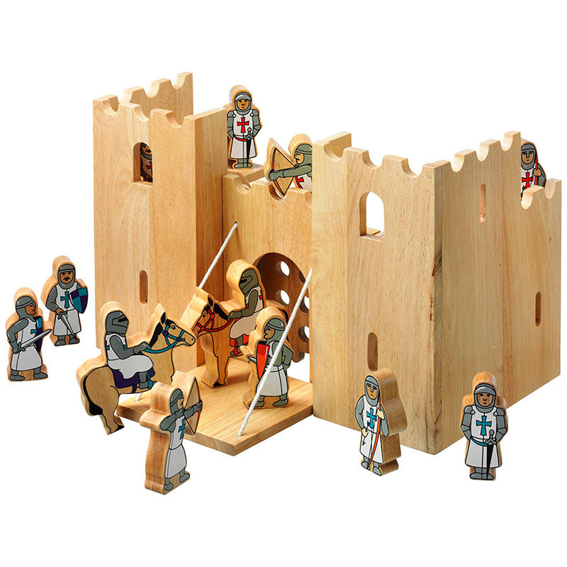 Lanka Kade Natural Castle Playscene + 12 Knights