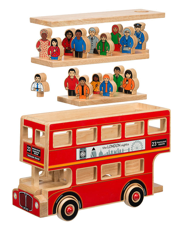 Lanka Kade Deluxe Natural London Bus + 16 People