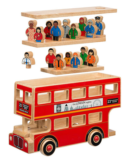 Lanka Kade Deluxe Natural London Bus + 16 People