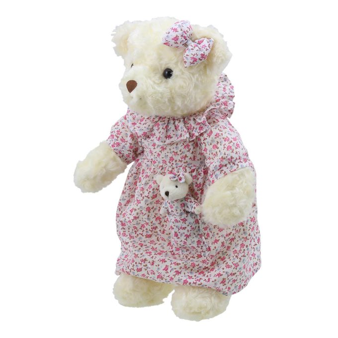 The Puppet Company Wilberry Dressed Animals Bedtime Bear (Nightie)