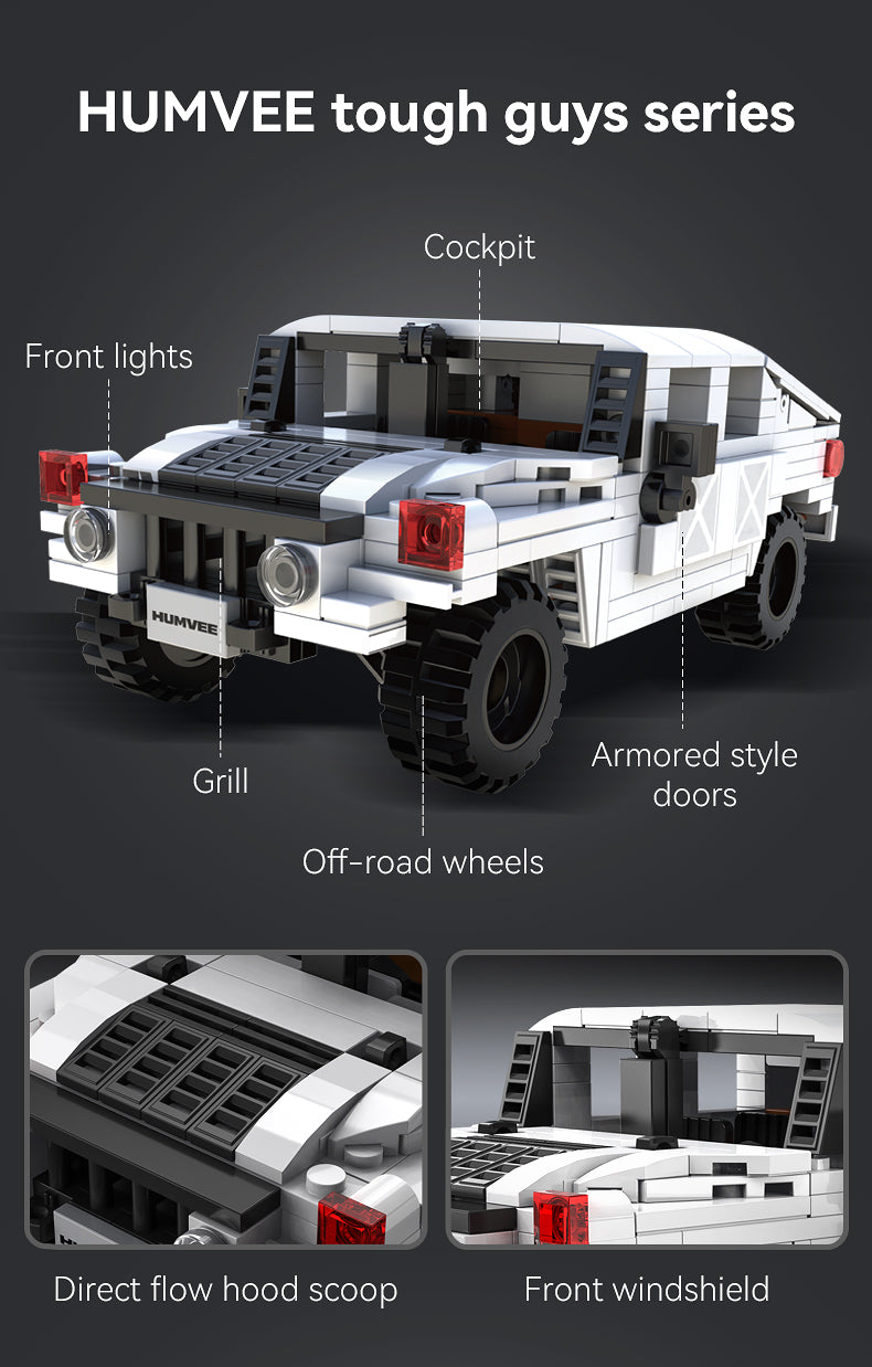 Cada 1:24 Humvee Off-Road Truck - 328 pcs