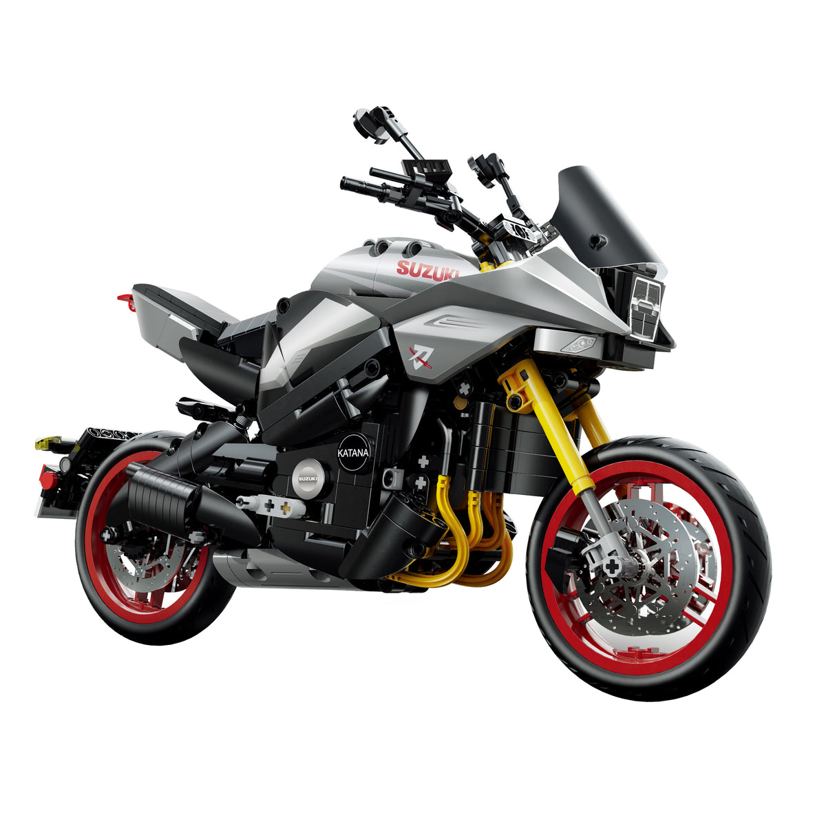 Cada 1:6 Suzuki Katana Motorbike - 1104 pcs