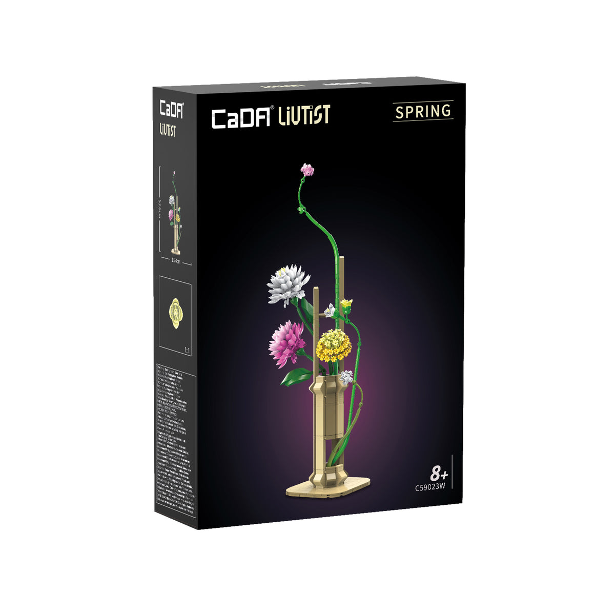 Cada Oriental Floral Art: Spring - 613 pcs