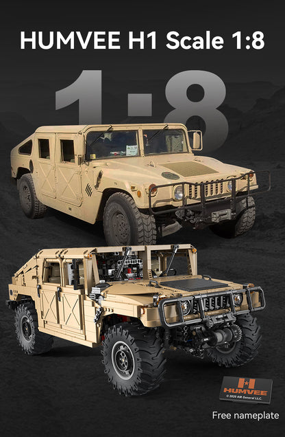 Cada 1:8 Humvee -  3935 pcs
