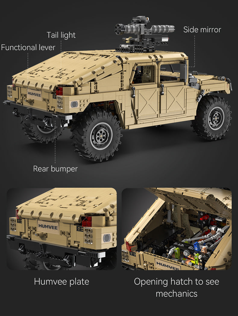 Cada 1:8 Humvee -  3935 pcs
