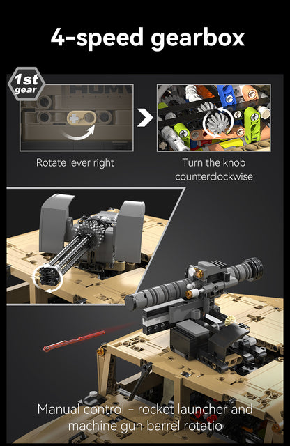Cada 1:8 Humvee -  3935 pcs