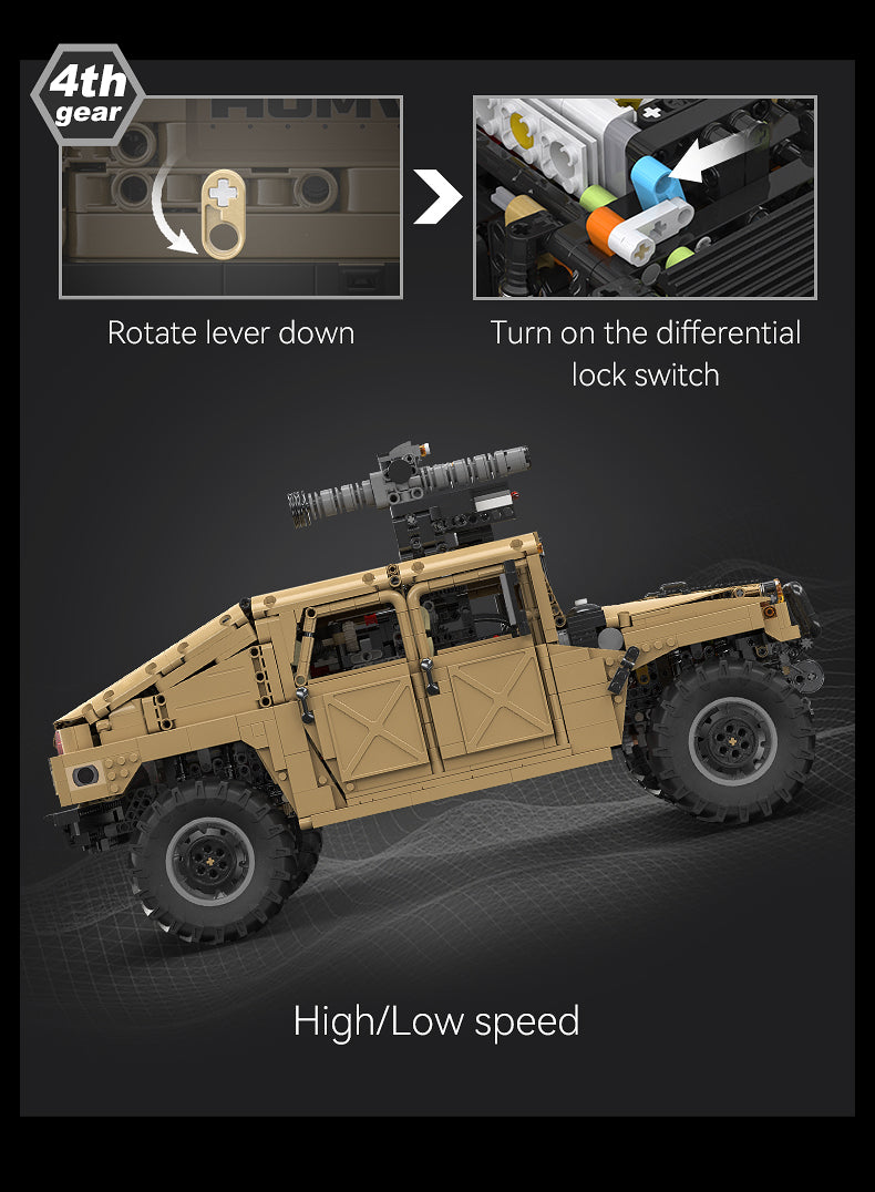 Cada 1:8 Humvee -  3935 pcs
