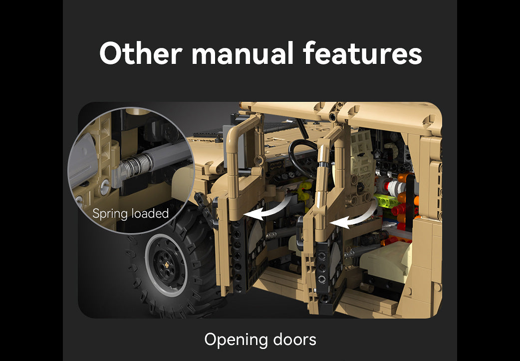 Cada 1:8 Humvee -  3935 pcs