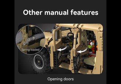 Cada 1:8 Humvee -  3935 pcs