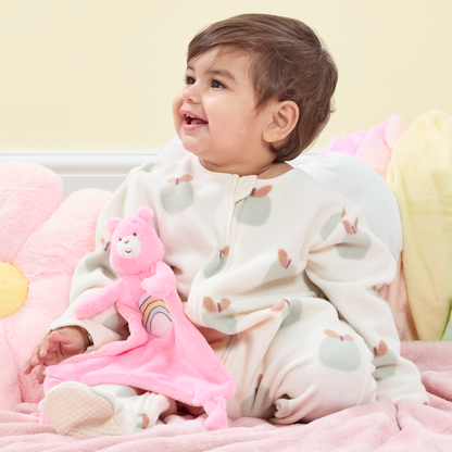Rainbow Designs  Carebears Cheer Bear Comfort Blanket