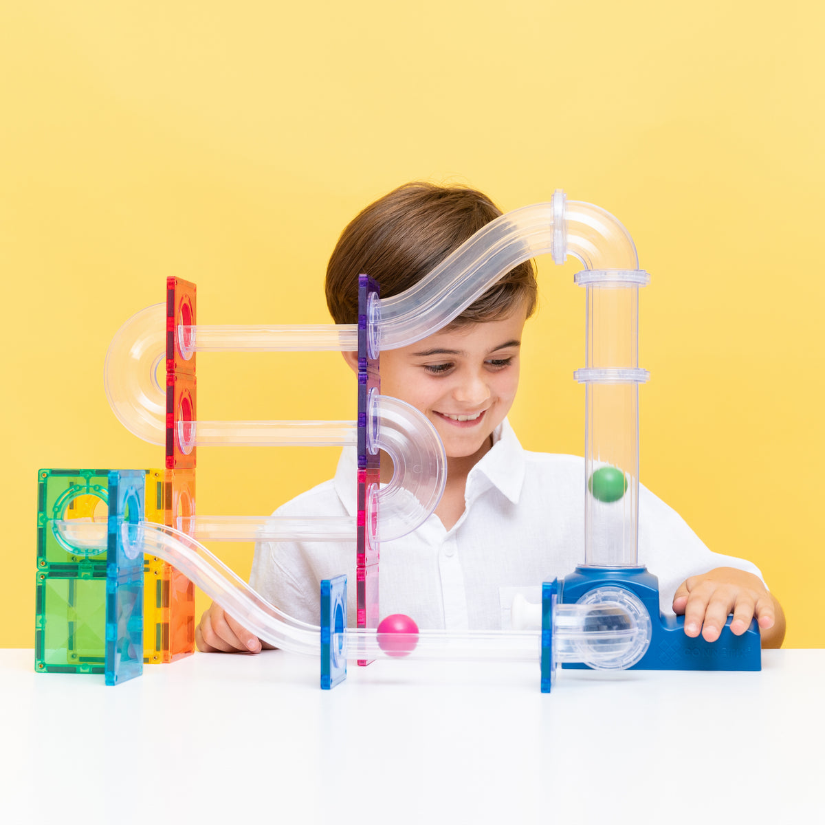 Connetix Tiles Ball Run Launcher Pack 47 pc