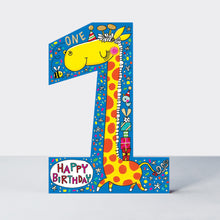 Rachel Ellen Cookie Cutters - Age 1/Giraffe Card