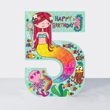 Rachel Ellen Cookie Cutters - Age 5/Mermaid Under the Sea Card