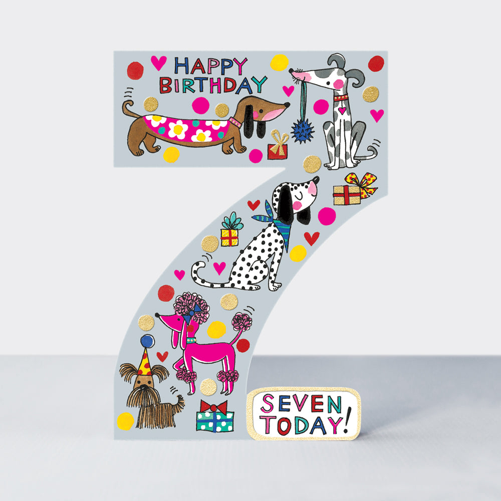 Rachel Ellen Cookie Cutters - Age 7/Dogs Card