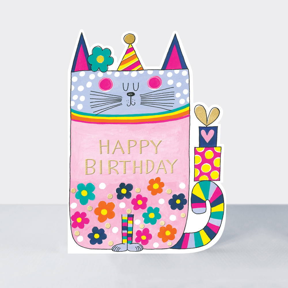 Rachel Ellen Cookie Cutters - Happy Birthday/Cat Card