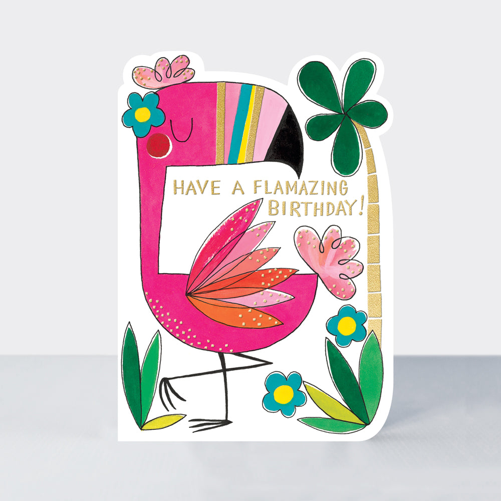 Rachel Ellen Cookie Cutters - Flamazing Birthday/Flamingo Card