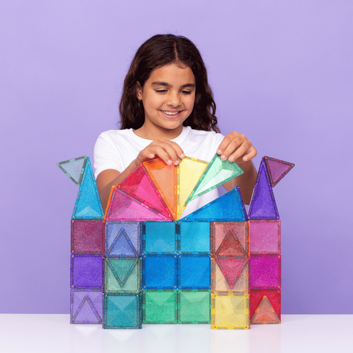 Connetix Tiles Glitter Castle Pack 48 pc