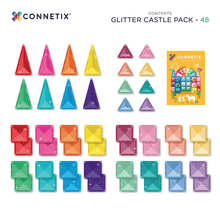 Connetix Tiles Glitter Castle Pack 48 pc