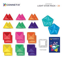 Connetix Tiles Light Star Pack 28 pc