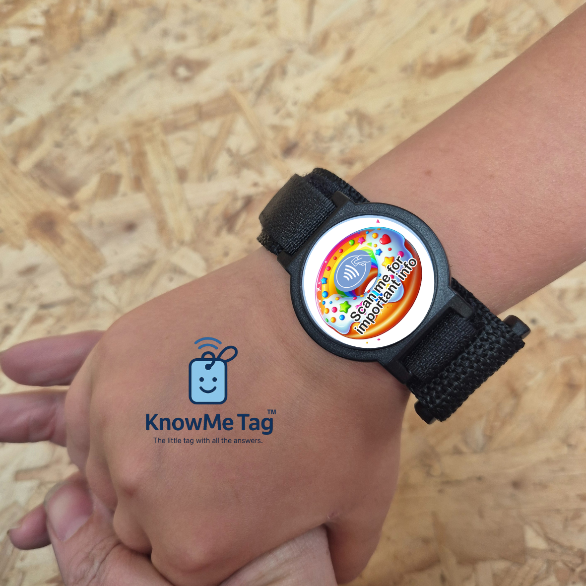 Velcro Adjustable Bracelet - Debbie Donut