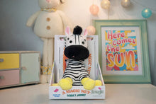 Snugz 25cm Plush Zebra & Story book -A Magic Net