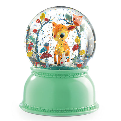 Djeco Snow Globe Night Light Fawn Treasures