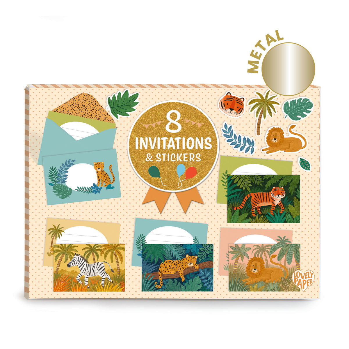 Djeco Jungle Animals Letter Box-Fsc Mix