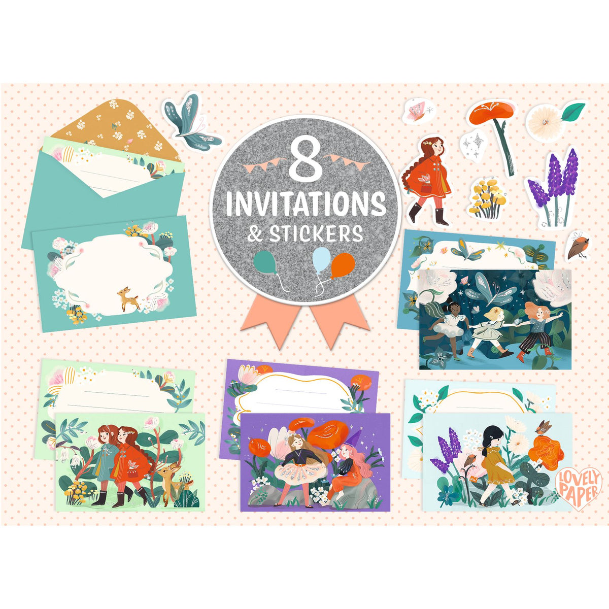 Djeco Garden Friends Correspondence Box