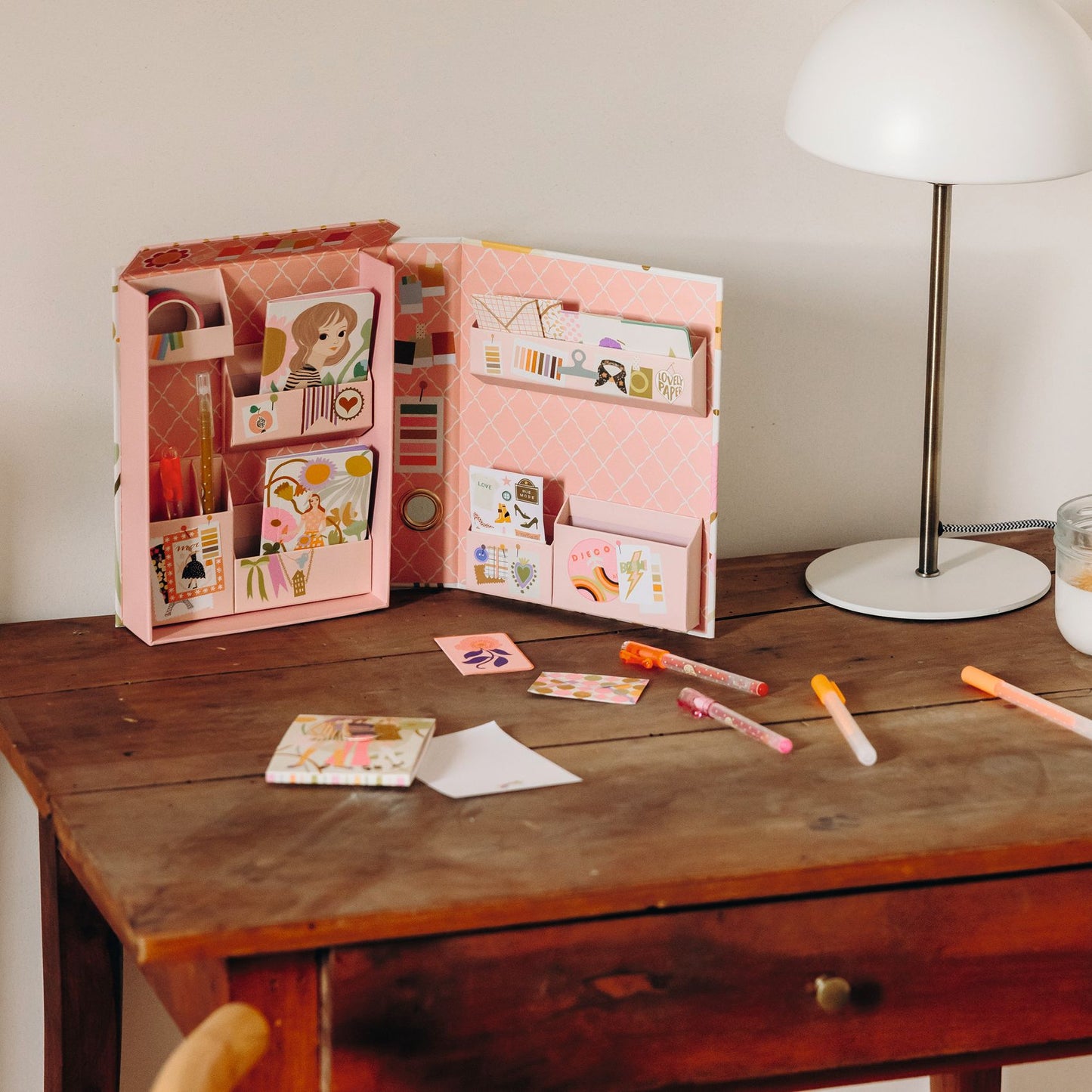 Djeco Tinou Stationery Cabinet- Fsc Mix Writing Set