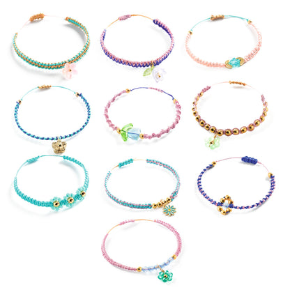 Djeco Jewels To Create Blue Macrame Bracelets