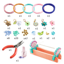 Djeco Jewels To Create Blue Macrame Bracelets