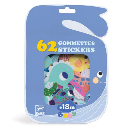 Djeco Sea Animals Stickers