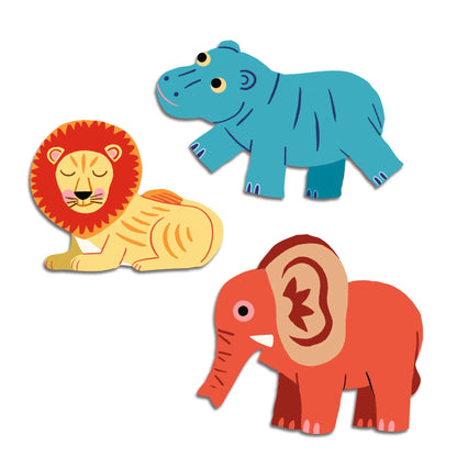 Djeco Safari Animals Stickers