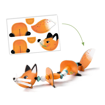 Djeco Threading - Cute Animals Threading