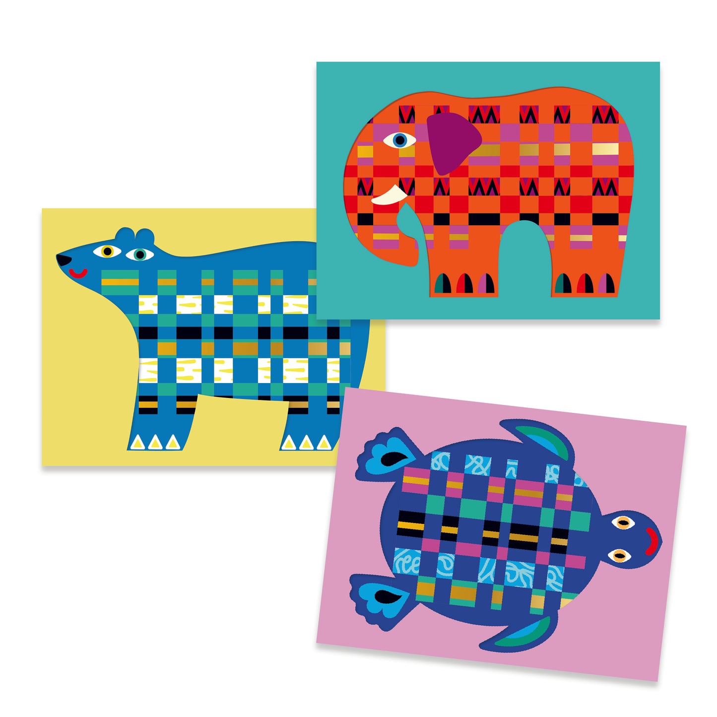 Djeco In Front, Behind, In Front Create With Paper